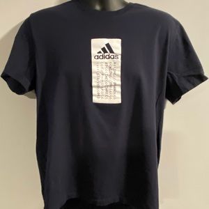 Adidas tee shirt three stripes
